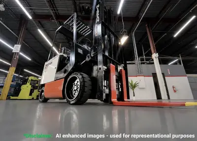 Used 2004 NISSAN CUM01L185 4-Wheel Sit down Electric Counterbalance Forklifts Colorado US | Discount Forklift #1517737