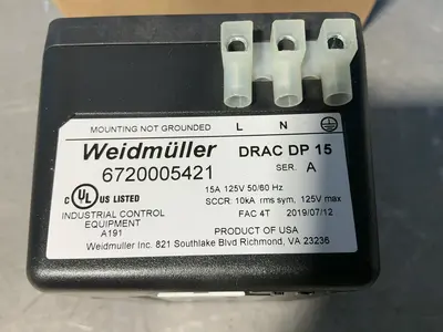 Used 2019 WEIDMULLER 6720005421 Bus Bars & Plugs Ohio US | HGR 24 #1545373