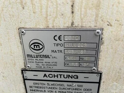 USED 2002 MILLUTENSIL MIL 203