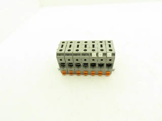 Phoenix Contact UKH 50 50mm² 125A Terminal 1000V 6-1/0AWG DIN Rail Lot of 7
