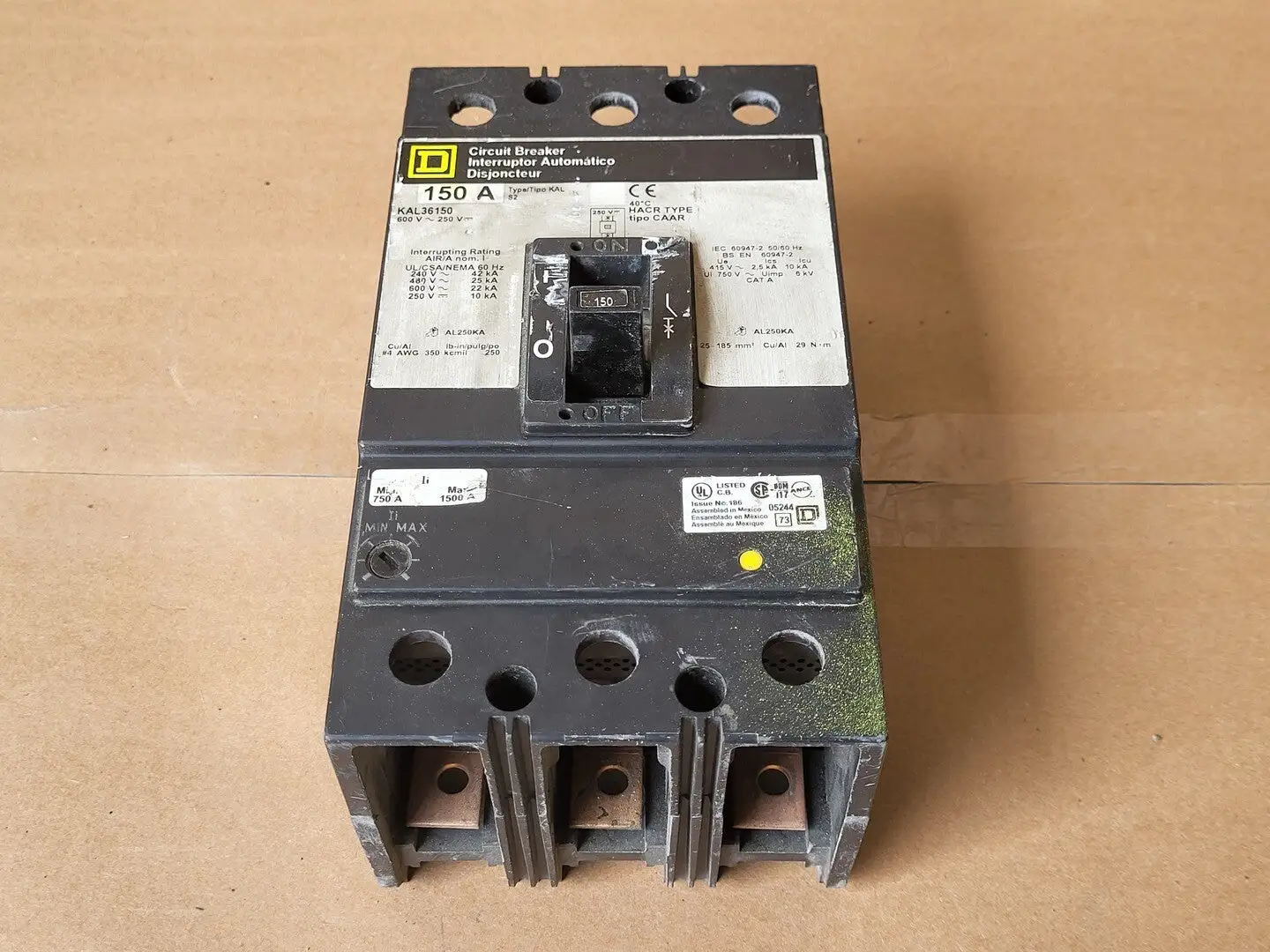 USED SQUARE D KAL36150