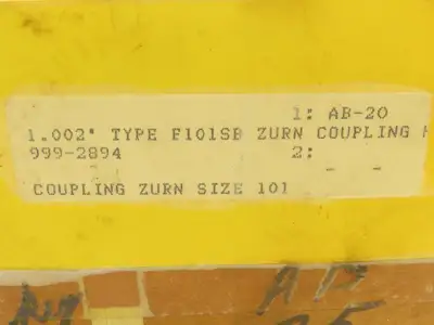 Zurn Amerigear F101-SB Gear Coupling Sleeve & Hub Set  1" Bore 2 Halves