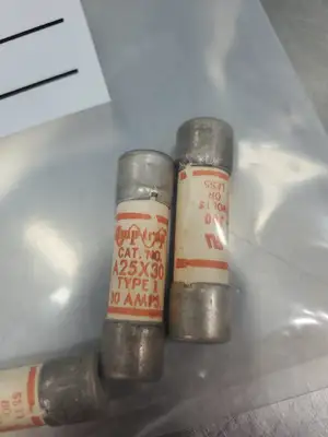 USED Mersen A25X30 Amp-Trap Fuse, 300VAC, 30A, Lot of 3