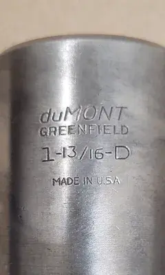 USED DUMONT KEYSEATER BROACH BUSHING