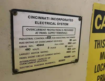 USED 1986 CINCINNATI 175-FMII