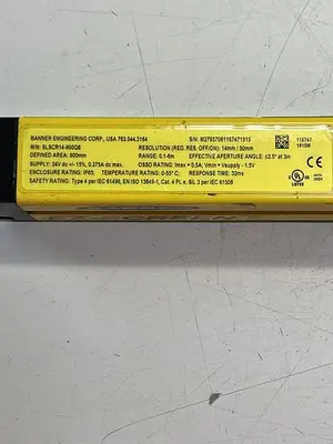 Used BANNER BANNER SLSCR14-900Q8 Sensors | ND Industrial Surplus #1214274