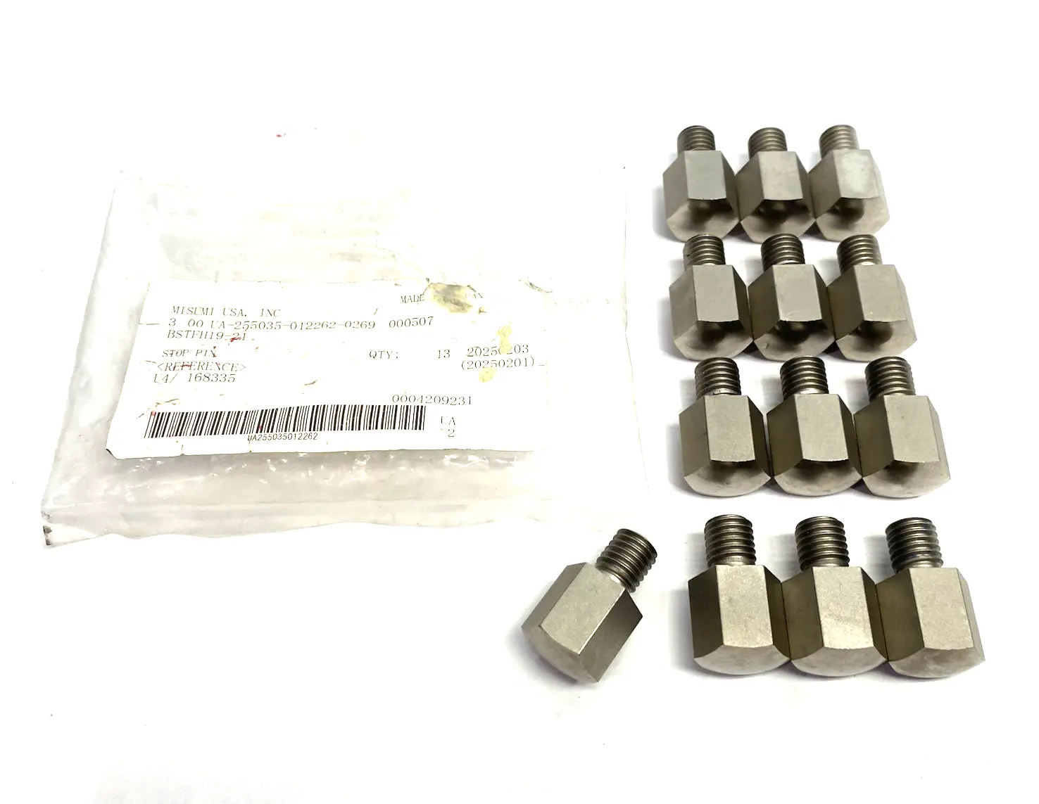 New | in-Stock MiSUMi Stop Pin, Spherical Head, 19mm Head Dia. Male Thread Misc Fasteners Michigan US | Maverick Industrial Sales #1393190