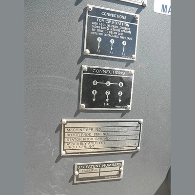 Horizontal 3000 hp Synchronous Electric Motor