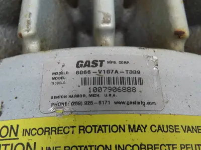 Used GAST _UNKNOWN_ Vacuum Pumps Indiana US | Arrow Industrial #1408657