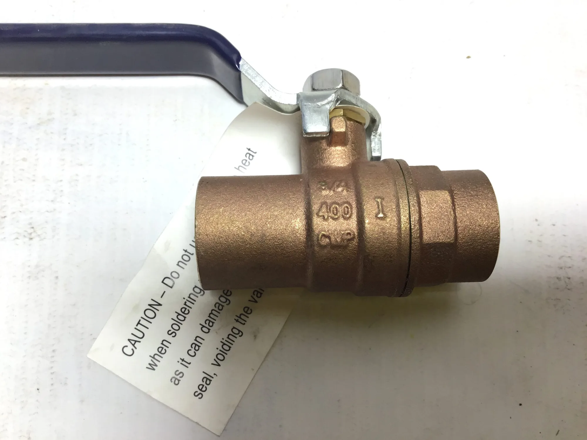 NIBCO S-580A 3/4″ Solder Ball Valve FBB Conventional Port (12pcs/bx)