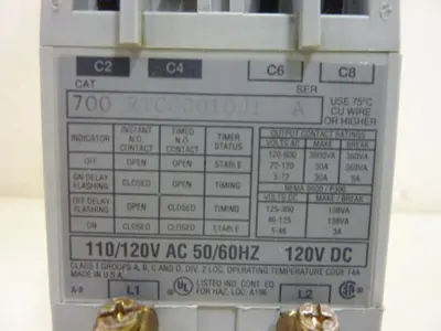 USED ALLEN BRADLEY 700-RTC00010U1 SER A