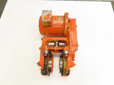 Cleveland Tramrail Underhung Bridge Crane Motorized End Truck Drive WA 5" Wheels