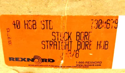 NEW REXNORD 7300679 STRAIGHT BORE HUB40HSB STD