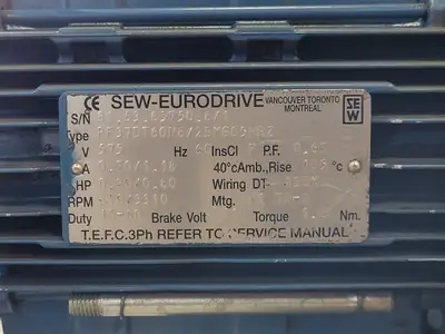 USED SEW-EURODRIVE RF37DT80N8/2BMG05HRZ
