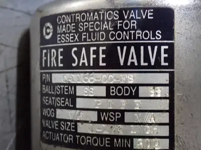 USED ESSEX FLUID CONTROLS 11/2DTHR0001CSE