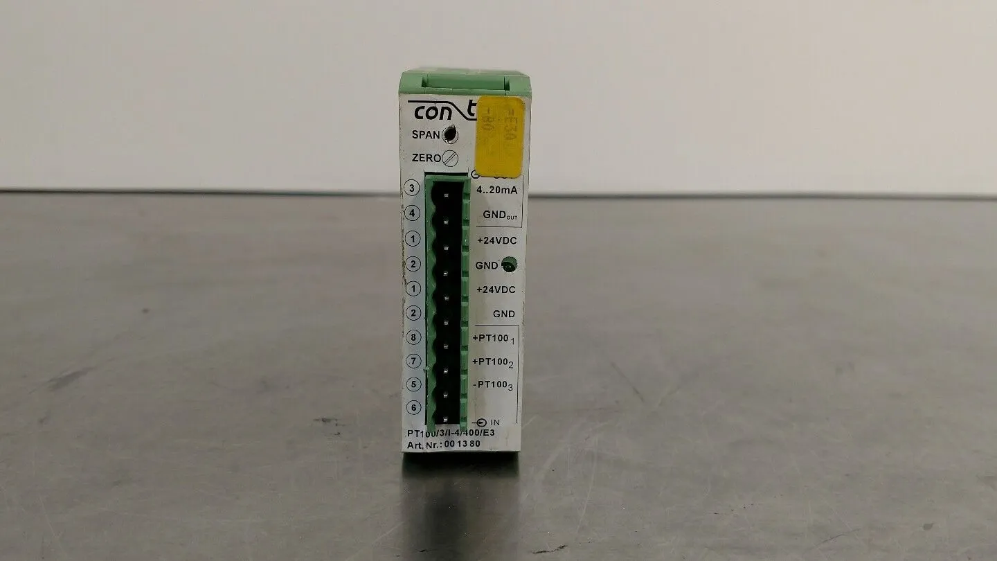 Contech Pt100/3/I-4/400E3 Isolating Amplifier Art.Nr.001380 3D-29