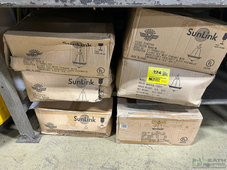 Used _UNKNOWN_ (6) SUNLINK MODEL LF-189903-122 3 LIGHT KEY WEST PENDANT LIGHT FIXTURES Home Building Material (Miscellaneous) Illinois US | Heath Industrial Auction Services #1549925