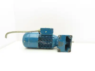 ABM DB10H/G80/4D71AX-4 Inline Gearmotor w/Brake .25kw 230/460V 3PH 96rpm 15:1