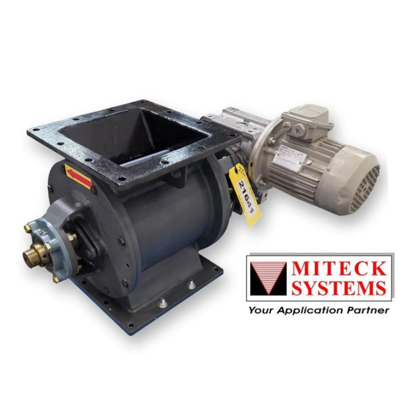 New 10" x 10" MiTeck Systems Carbon Steel Heavy Duty Rotary Airlock Valve