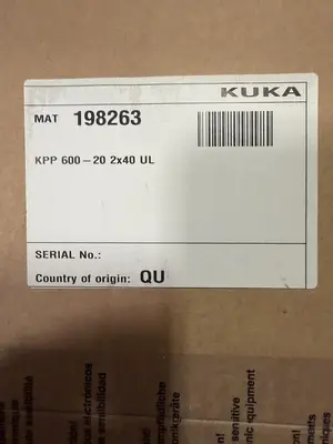 New | in-Stock KUKA KPP 600-20-2X40 Servo Drives Michigan US | RAB Industries, Inc. #1362839