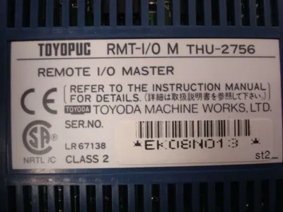 Toyoda Toyopuc RMT-I/O M THU-2756 Remote I/O Master Module Used