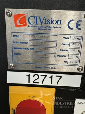Used CIVISION LOMAX DX+-2 2D Vision Measuring Systems California US | Star Industries #1254645