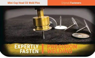 Mini-Cup Head Weld Pin – Capacitor Discharge Weld Pin