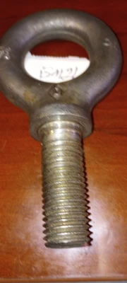 7/8" 2 1/4 LENGTH In. Forged Steel Machinery Eye Bolt HEAVY DUTY EYE 1 7/8"