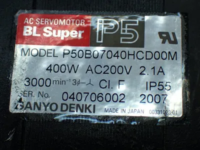 Used SANYO DENKI P50B07040HCD00M Motors (misc) Ohio US | HGR 24 #1124759