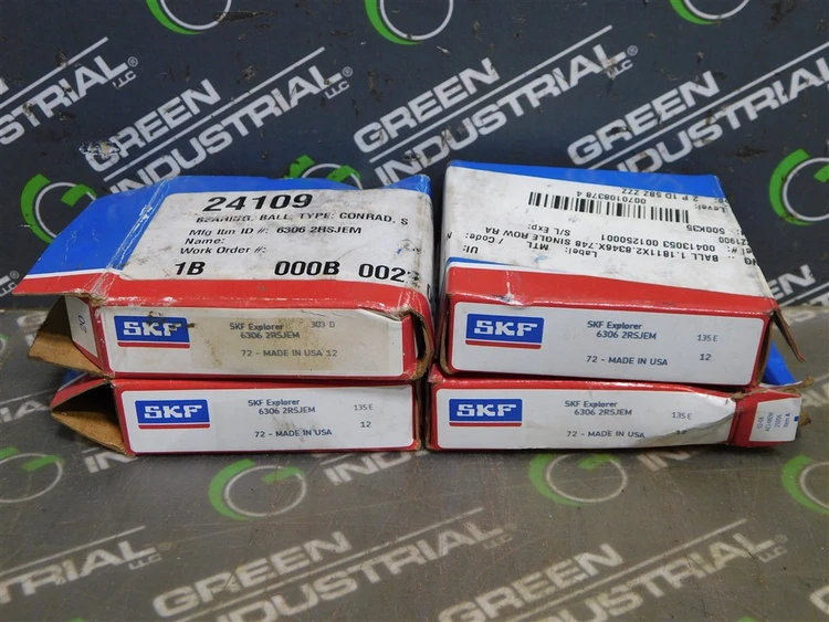 Used SKF 6306 2RSJEM Bearings Wisconsin US | Green Industrial #912012