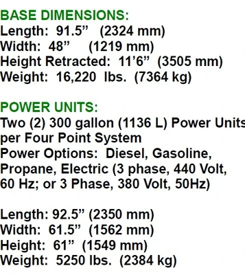 Used 2004 LIFT SYSTEMS INC 34PT5400WT Misc Lifts Illinois US | Revelation Machinery #1281280