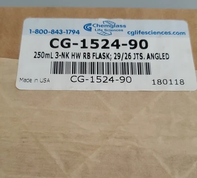 NEW Chemglass CG-1524-90