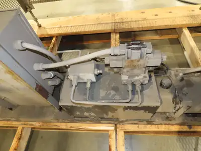 Allegheny Hydraulic Tote Tipper Paper Shredder Hopper Dump Feed Conveyor 460V