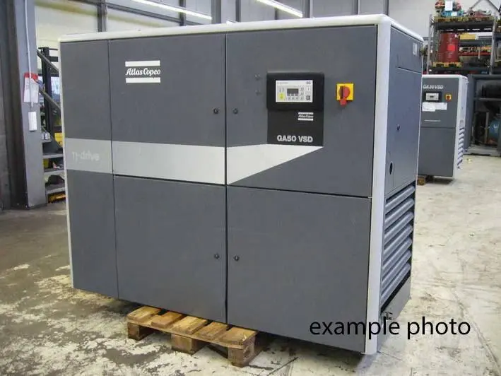 Used ATLAS-COPCO GA50 VSD Rotary Screw & Sliding Vane Air Compressors BE | Apt International N.V #361128