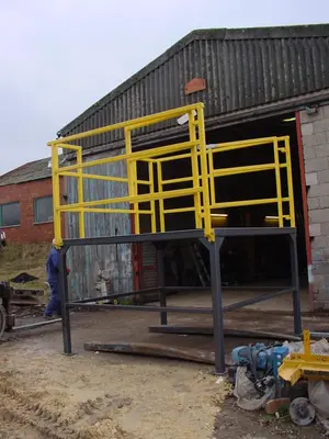 Mild Steel Access Platform For 1 Tanks
