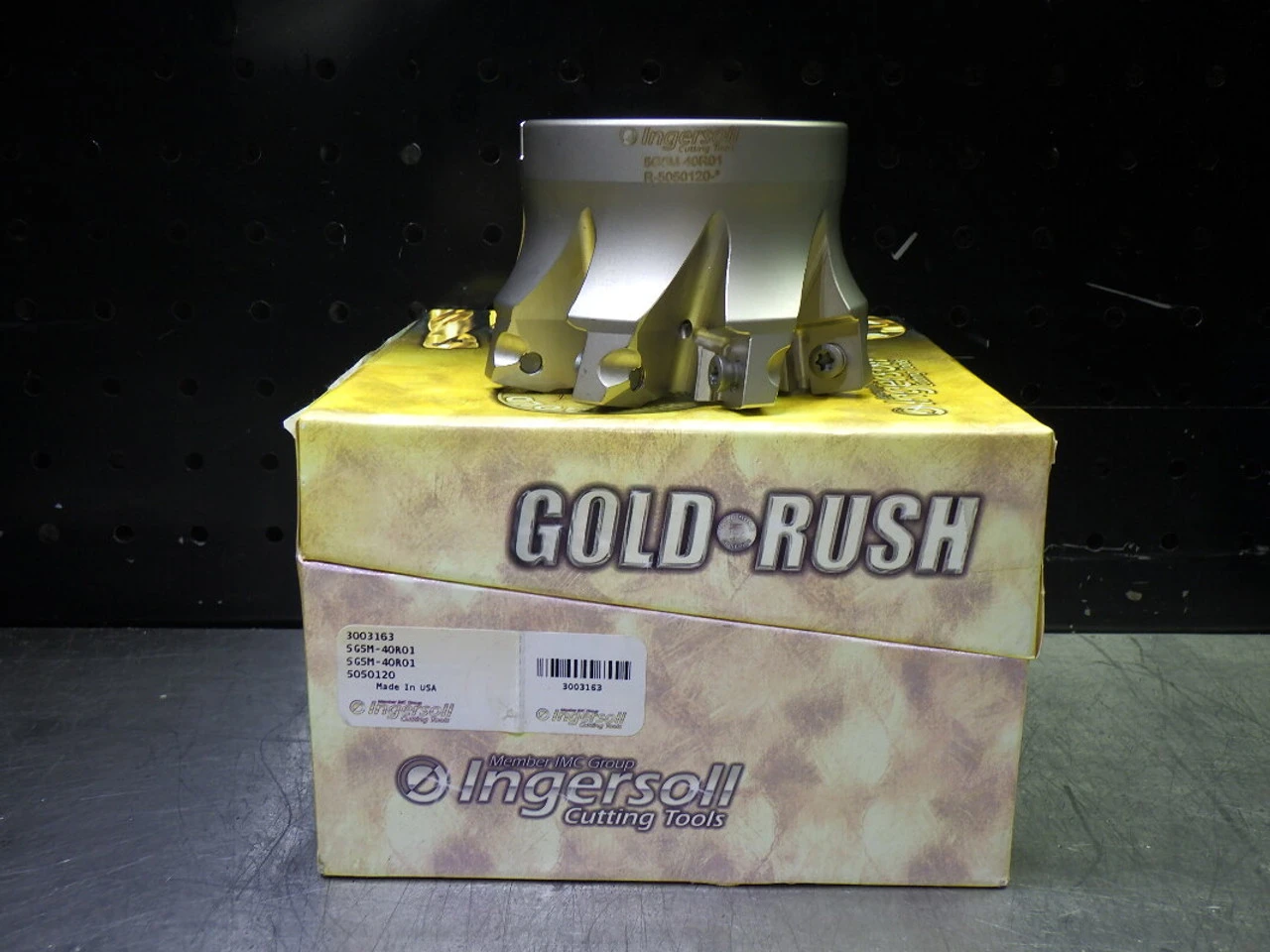 Ingersoll 4" Coolant Thru Indexable Facemill 1.5" Arbor 5G5M-40R01 (LOC2818D)