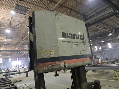 Marvel Series 81 Vertical Bandsaw w/ Roller Sections; 10hp, 18" Throat, 20" Working Height