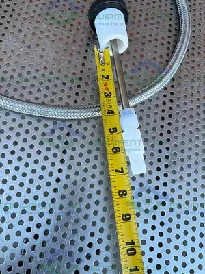 Unbranded Stainless Steel Braided Hose 82" w/ Sensor, Quick Release Fitting