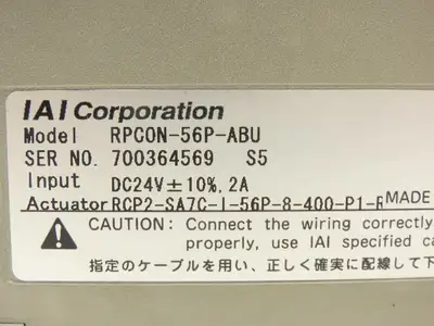 IAI RPCON-56P-ABU RPCON ROBONET PCON Actuator Controller Unit RCP3/RCP2 Series