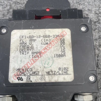 Used Carling Switch CF1-B2-12-660-33A-D Misc Electrical & Power Parts California US | Davliegogo LLC #1710319