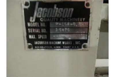 Jacobson P-160-DFF hammermill, 10 HP