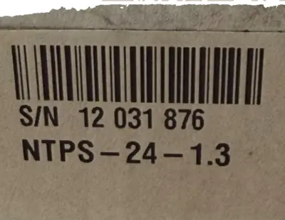 NEW N-TRON NTPS-24-1-3 POWER SUPPLY 24VDC NTPS2413