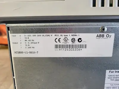 NEW ABB ACS800-U1-0016-7