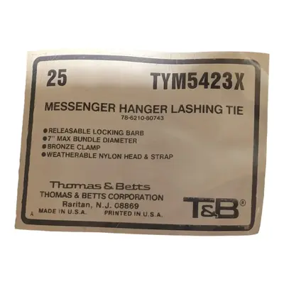New | in-Stock Thomas TYM5423X Misc Fasteners Saskatchewan CA | Tools of Industry #1496542