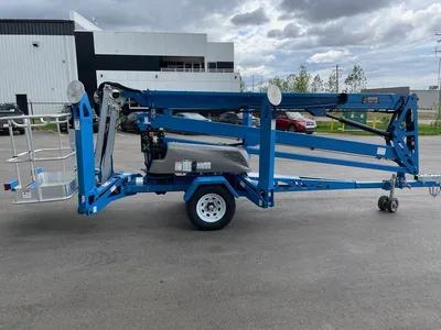 New | in-Stock 2026 GENIE TZ-50 TOWABLE ARTICULATING BOOM LIFT Towable Boom Lifts Alberta CA | Adcock Equipment #1418048