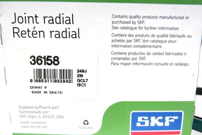 LOT OF 4 NEW SKF 36158 OIL SEALS