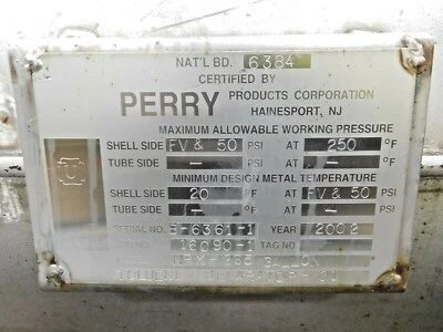 Used Perry Does Not Apply Pressure Vessels Ohio US | Equipment Recovery Corp. #1331361