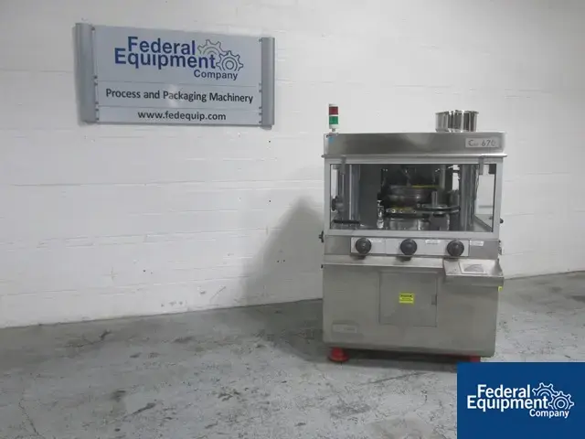 Used Cadmach Cadmach CSI-670 Tablet Press, 61 Station Tablet Presses Ohio US | Federal Equipment Company #126030