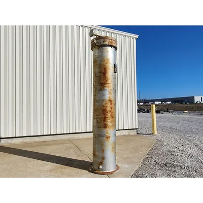 Used Ametek Whitlock 24" Dia X 10'-6" Chlorine / Helium Gas Vaporizer Exchanger