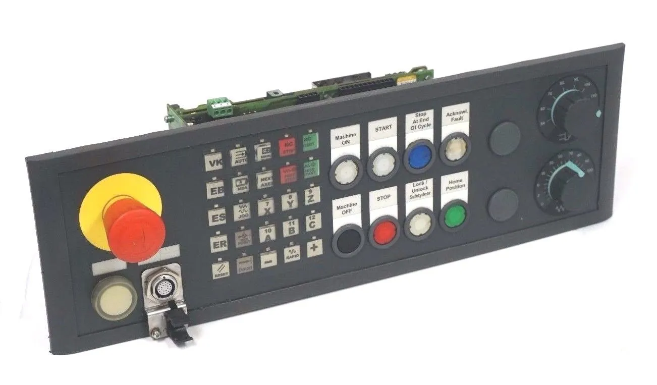 USED SIEMENS 6FC5303-1AF12-8AG0 SINUMERIK PUSH BUTTON PANEL